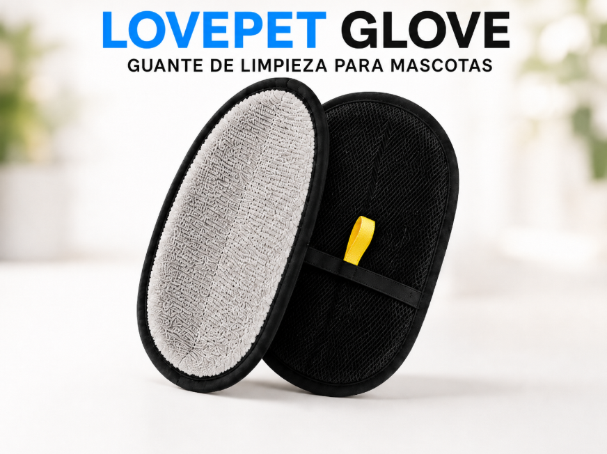 LovePet Glove – Guante de Limpieza para Mascotas