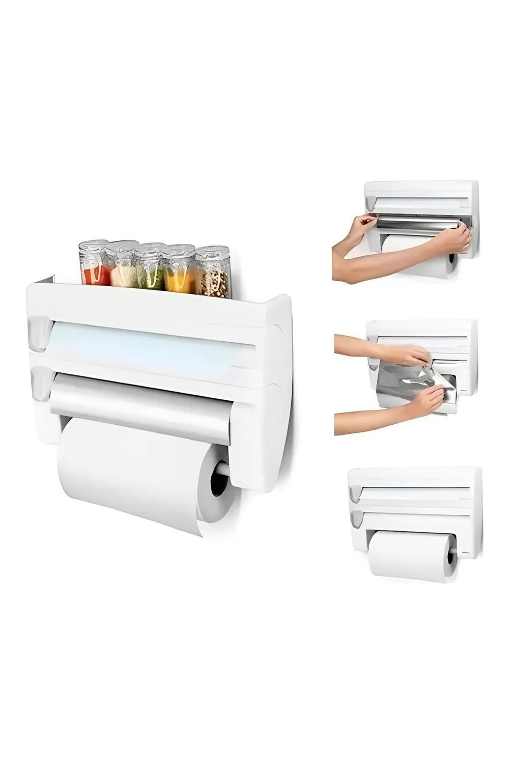CutMaster™ – Dispensador de Cocina 3 en 1