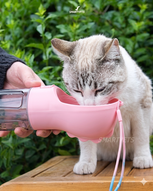 TravelPet 3 en 1 – Botella Portátil para Mascotas