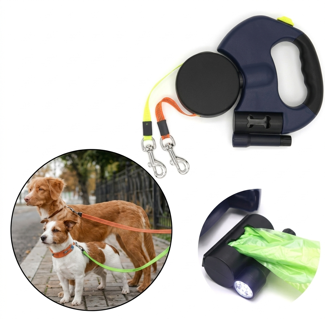 ControlPet Duo – Correa Inteligente Doble🐶