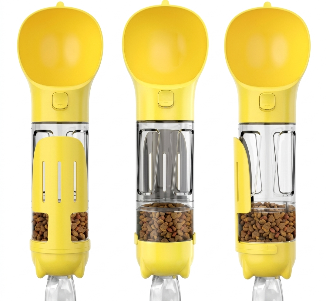 TravelPet 3 en 1 – Botella Portátil para Mascotas