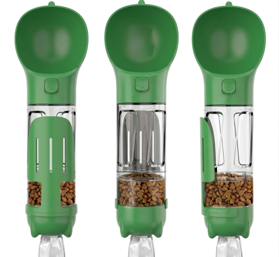 TravelPet 3 en 1 – Botella Portátil para Mascotas