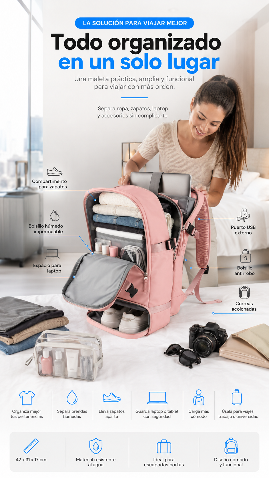 Maleta Personal de Viaje